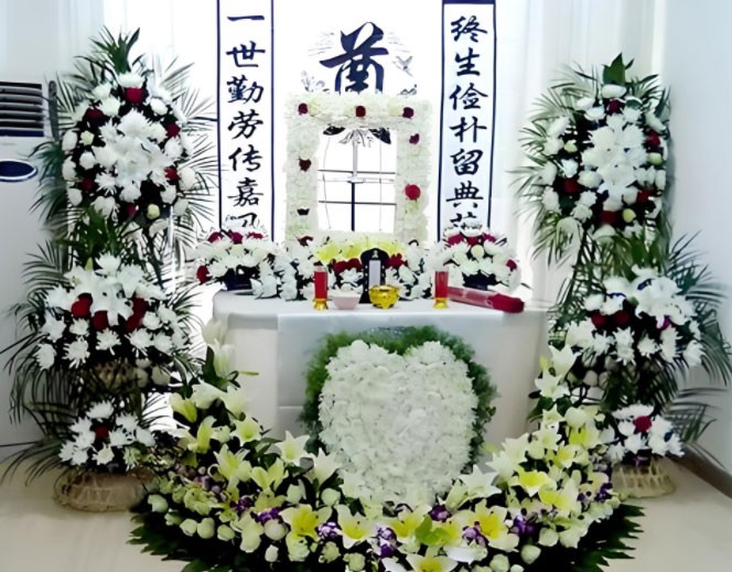 泰兴灵堂搭建